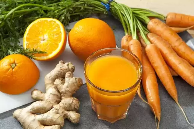 Ginger and carrots can increase male strength quickly